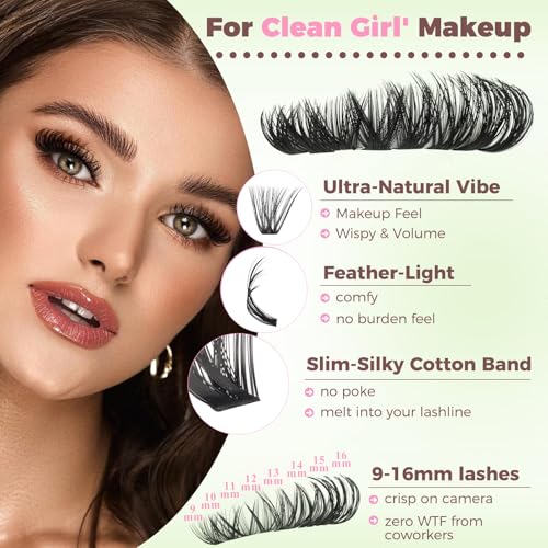 Lash Clusters for Beginners - D Curl DIY Eyelash Extensions Kit
