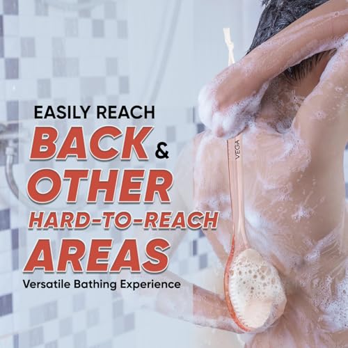 Vega Luxury Bristle Bath Brush 1 Pcs