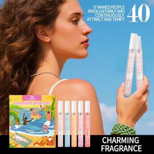 ADMD 5-Pack Travel Perfume Spray 10ml - Floral Scents