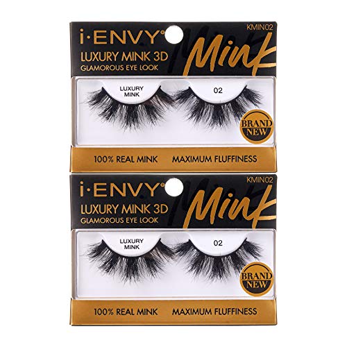 i-ENVY 3D Mink Eyelashes - Luxury Lashes 2 Pack