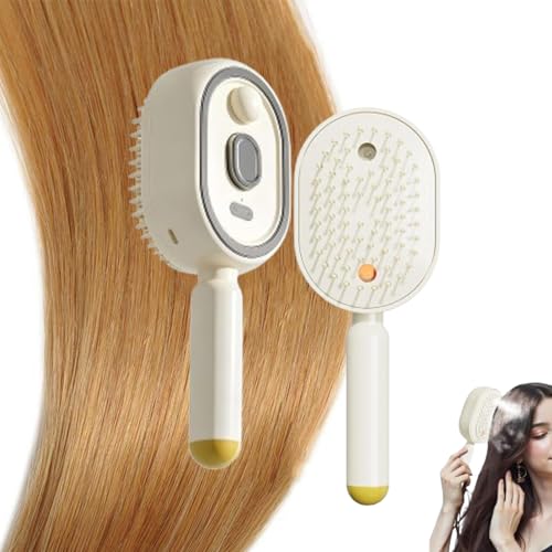 Electric Spray Hair Brush Detangler with Misting Comb