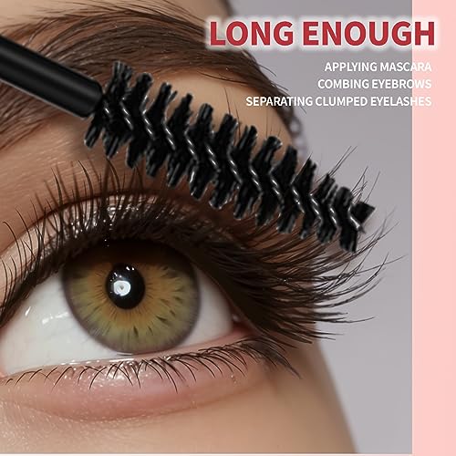 Teenitor Disposable Mascara & Lip Applicator Wands - 200pcs