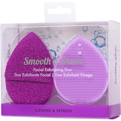 Cala Purple facial exfoliator duo
