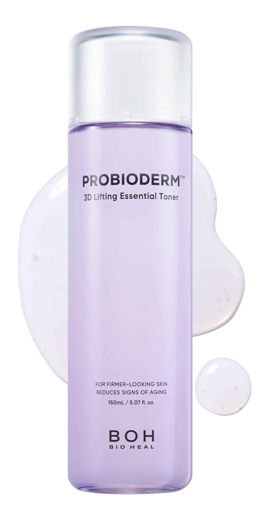 BIOHEAL BOH Probioderm 3D Lifting Essential Toner 5.07 fl oz (150 ml) | Hydrating & Lifting Face Toner with 17-Peptide Complex for Firmness & Elasticity