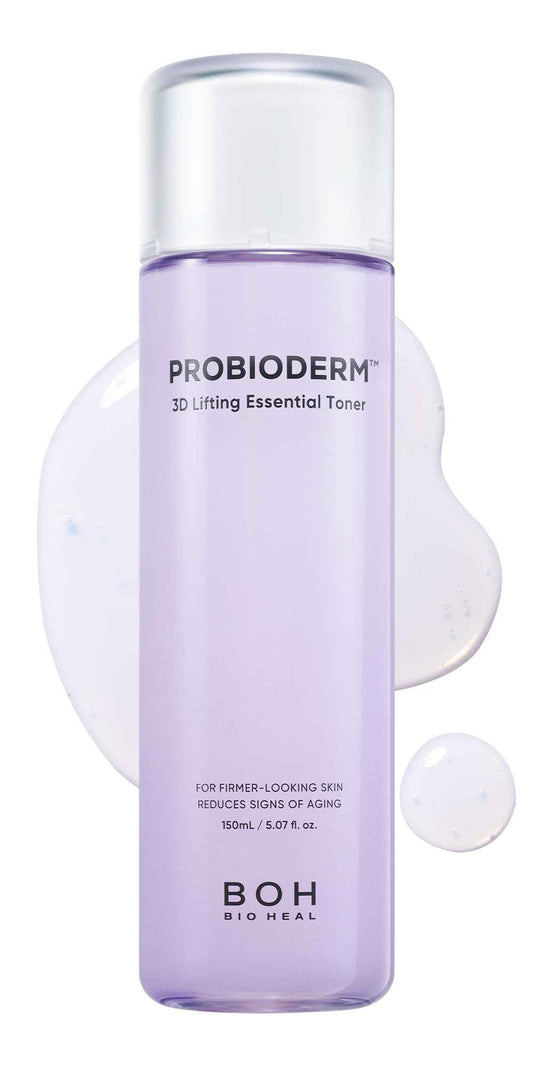 BIOHEAL BOH Probioderm 3D Lifting Essential Toner 5.07 fl oz (150 ml) | Hydrating & Lifting Face Toner with 17-Peptide Complex for Firmness & Elasticity