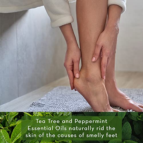 Tea Tree Oil Foot Soak with Epsom & Dead Sea Salts - Relaxing 20 oz Bath Spa