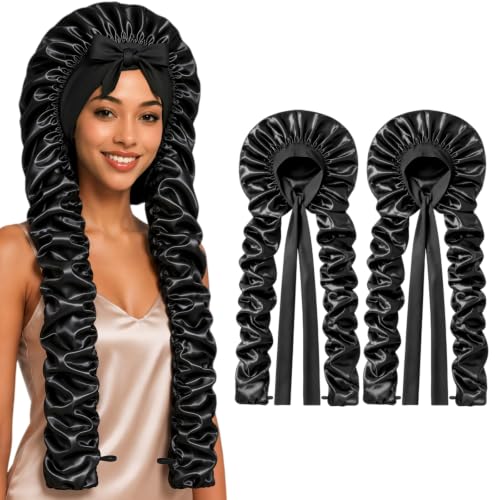 XL Satin Bonnet for Braids & Long Hair with Double Layer