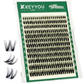 KEYYOU Flora D Curl Lash Clusters 8-18mm Mixed 132pcs