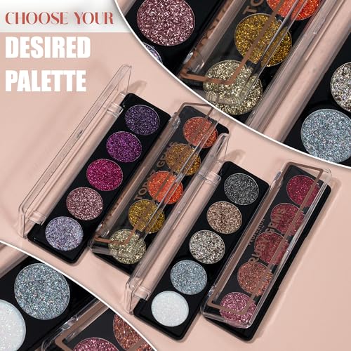 Profusion Amethyst Gems 5-Shade Glitter Eyeshadow Palette