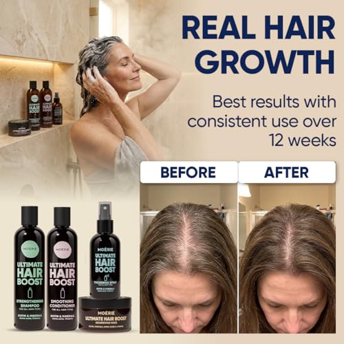 Moerie Hair Growth Shampoo, Conditioner, Spray & Mask Set