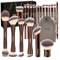 MAANGE 21-Piece Makeup Brush Set with Double-Ended Kabuki Brushes