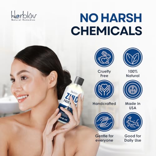 Ganskin Pyrithione Zinc Face & Body Wash - 2% Zinc Therapy for Acne & Eczema