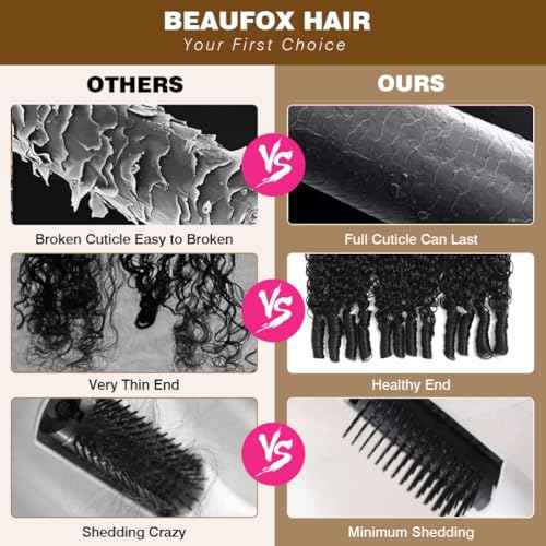 3C4A Burmese Curly Bundles Human Hair 16 18 20 22 Inch 12A Unprocessed Virgin Human Hair Water Wave Bundles with Spiral End Quick Weave Remy Hair Natural Color for Women