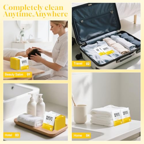 Makeup Remover Wipes 50 Pack, Individually Wrapped, Chamomile