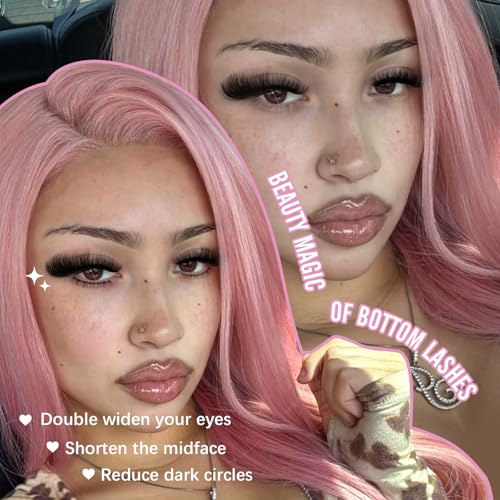 ALICE Flaunt Lash Clsuters Eyelash Clusters, Fluff Lash Extensions Anime Spiky Eyelash Extensions, Fairy Manga Volume Individual Lashes with Bottom Lashes 8-18mm SIY Separate it Yourself