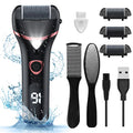 Electric Foot Callus Remover with 3 Rollers - Rechargeable