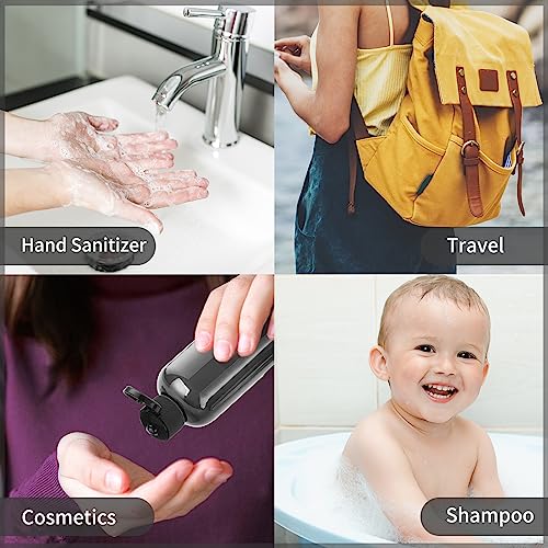 LISAPACK 3.4 oz Travel Toiletries Bottles Set - Leak Proof & TSA Approved