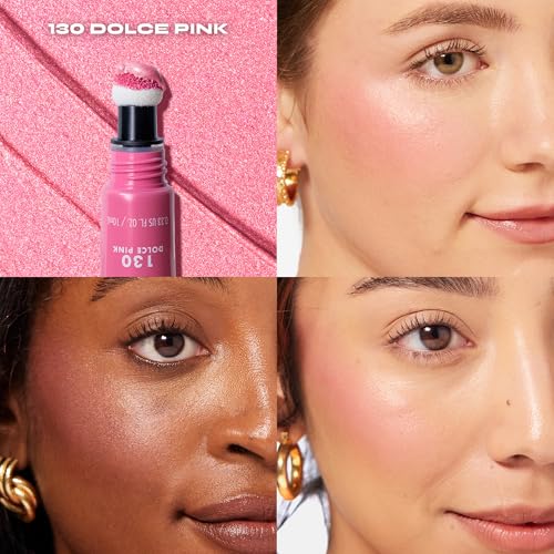 Milani Cheek Kiss Liquid Blush + Glow, Dolce Pink