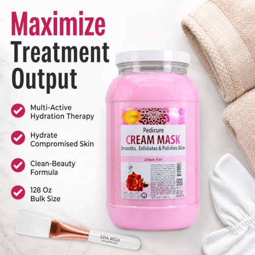 SPA REDI Professional Hydrating Cream Mask for Body & Feet - 128 oz