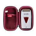 Hermitshell Hard Travel Case for Andis TS-1 17235 Pro Foil Lithium Titanium Foil Shaver (Outer Black and Inner Red)