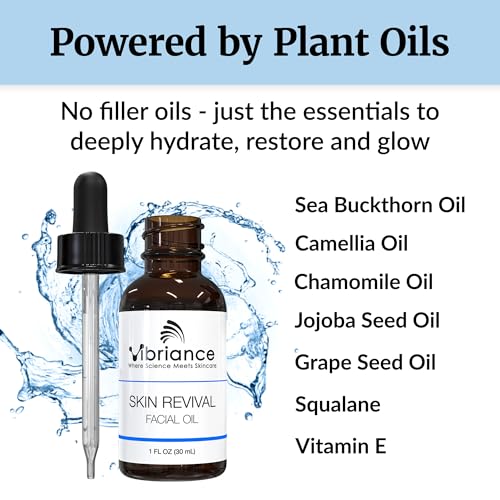 Vibriance Hydrating Facial Oil for Dry Skin & Anti-Aging - 1 fl oz