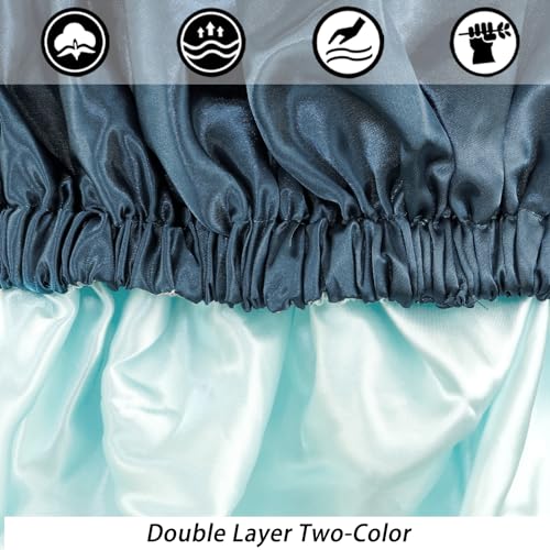 Satin Bonnet for Curly Hair - Double Layer Sleep Cap