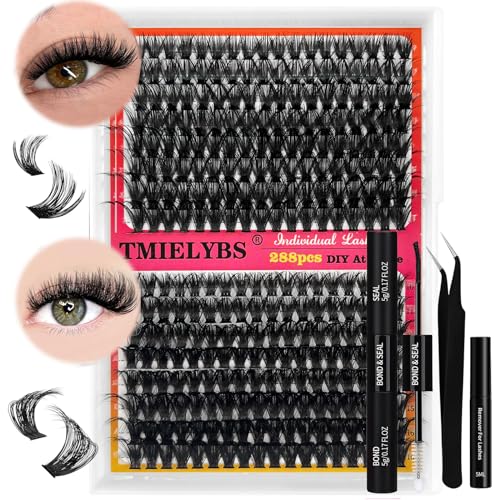 DIY Fluffy Lash Extension Kit 288pcs 80D+100D