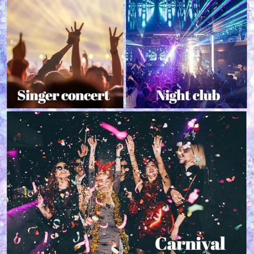2Pcs Rainbow and Silvery Body Glitter Stick,Hair Face Glitter Gel Makeup for Women,Sparkly Mermaid Face Paint,Singer Concert Outfit Festival Rave