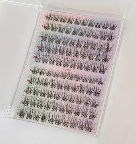 JIAAN Self Adhesive Lash Clusters 100 Pcs Kit - Pre Glued