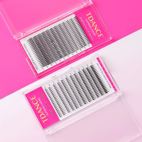 TDANCE Premade Anime Lash Extensions - Plume Flake, 0.07-C, 8-15mm