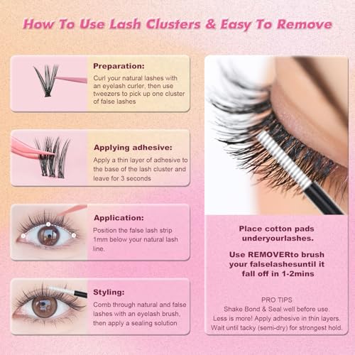 Lash Clusters 10-16mm Wispy Eyelash Extensions 300pcs