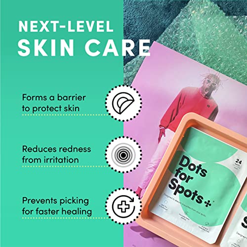 Dots for Spots Translucent Hydrocolloid Acne Patches 24 Count — Original Round Dots for Spots