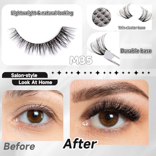Manga Lash Clusters 168pcs Extension Kit 10-18mm