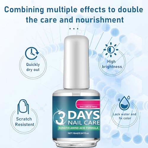 NovaCharm Keratin Amino Acid Nail Care Oil - Quick Dry Conditioner (16ml)