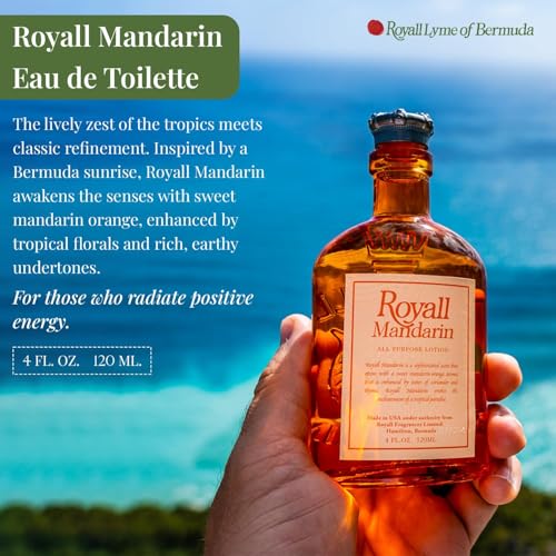 Royall Mandarin by Royall Fragrances for Men - 4 oz Lotion Spray