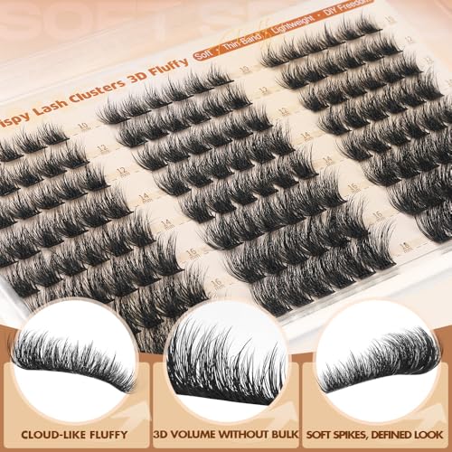 Kiromiro Fluffy Lash Clusters - 10-18mm DIY Eyelash Extensions
