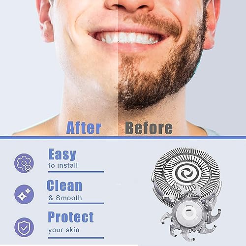 Shaver Replacement Blades compatible with Skull Shaver Pitbull Gold PRO Shaver Replacement Blade,Shaver Replacement Heads for Pitbull Platinum Pro Shaver