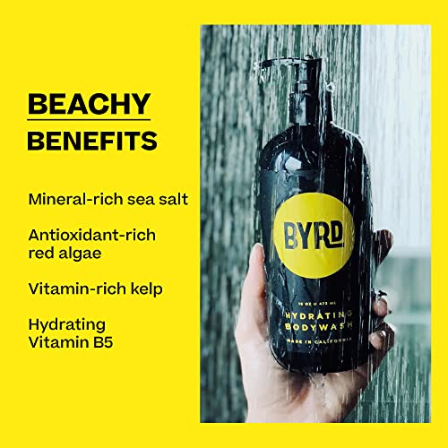 BYRD Hydrating Body Wash ? Daily Sulfate-Free Body Cleanser, with Green Tea and Aloe Vera, 16 Fl Oz