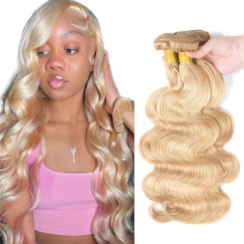 Blonde Body Wave Hair Bundles P27/613 Virgin Human Hair