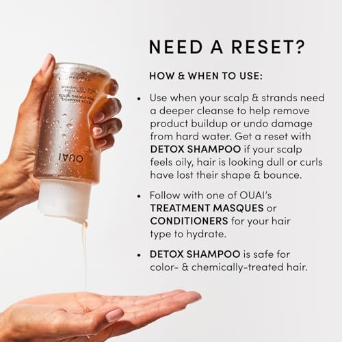 OUAI Thicker Hair Essentials Bundle - Hair Spray, Serum & Shampoo