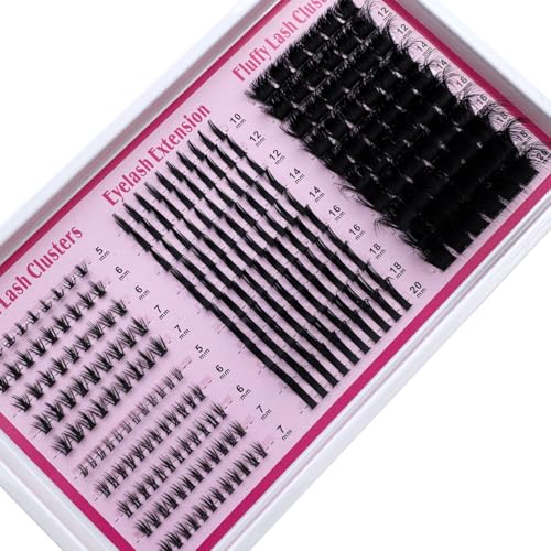 DIY Lash Clusters 10-16MM Wispy Mink Eyelash Extensions Kit