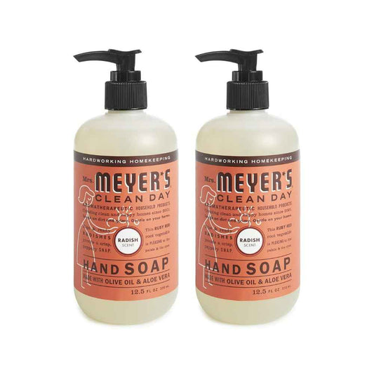 MRS. MEYER'S CLEAN DAY Liquid Hand Soap, Radish Scent (12.5 Fl Oz (Pack of 2))