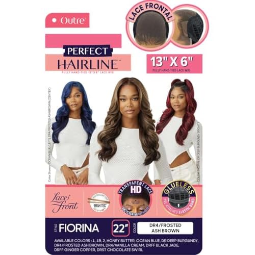 Outre Lace Front Wig - Perfect Hair Line 13X6 - Fiorina (DRST CHOCOLATE SWIRL)