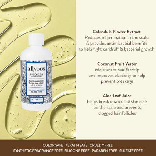 A Quick Clean Hair Rinse - Dry Shampoo Alternative, No Residue