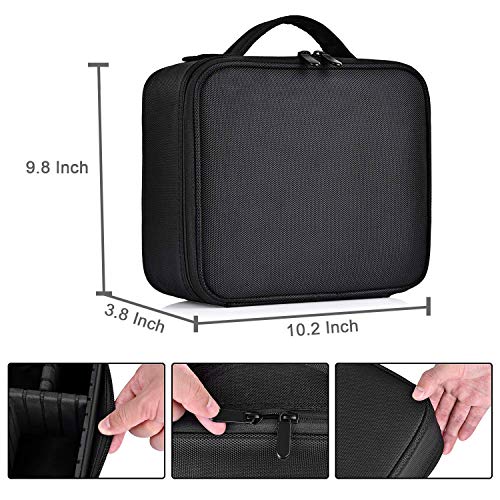 Bvser Travel Makeup Case with Adjustable Dividers