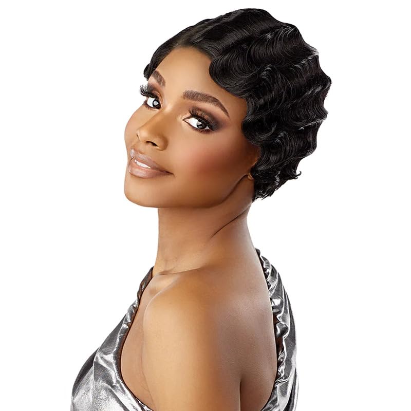 Sensationnel Shear Muse lace wig - Drea deep lace hand tied parting synthetic prestyled wig - Shear Muse DREA (LIGHTASHBROWN)