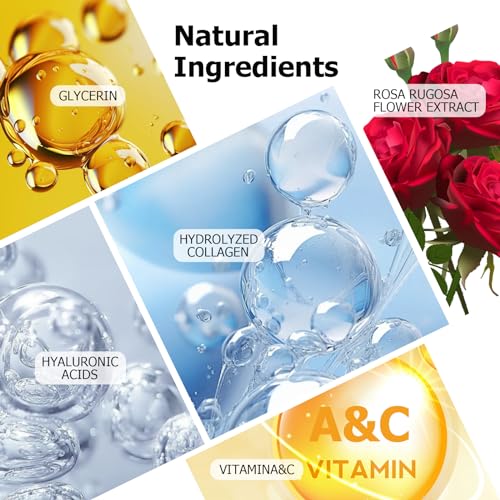 40 Pairs Pink Lip Masks & Eye Masks, 24K Gold Gel Collagen Eye Patches for Puffy Eyes, Dark Circles, Wrinkles and Eye Bags, Moisturizing Crystal Mask Set for Women Men