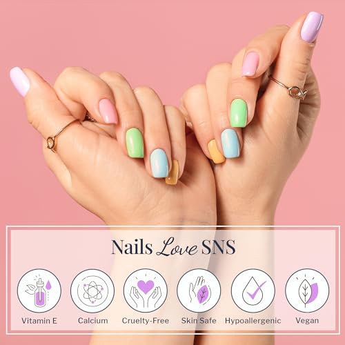 SNS Dip Base Coat for Dip Powder Nails - Long-Lasting Low-Odor Adhesive