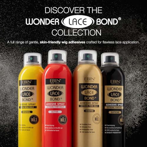 Wonder Lace Bond Adhesive Spray - Extreme Firm Hold, Fast Drying, 2.7 Fl Oz