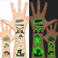 Glow Temporary Tattoos for Kids - Pirate Design Goodie Bag